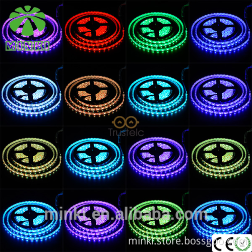 New Full Kit 5m/10M Waterproof LED Strip Light IP68, Flexible Outdoor Solar Strip Light